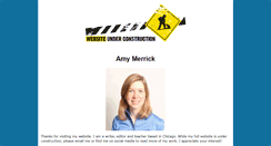 Desktop Screenshot of amymerrickwriter.com